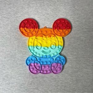 POP IT Rainbow Anti-Stress Fidget Sensory Toy Bear